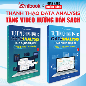 Sách Data Analysis Chính Hãng Bộ 2 Cuốn Từ Cơ Bản Đến Nâng Cao Có Tặng Kèm Video Hướng Dẫn