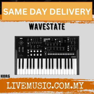 Korg Wavestate 37 Key Wave Sequencing Keyboard Synthesizer With 2GB Sample Library (Wave State)