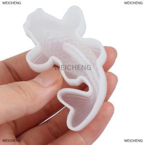 [COD] WEICHENG 3D Lucky Koi Fish Silicone Mold DIY Resin Casting Art Jewelry Making Craft Epoxy