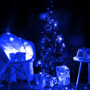 10/20M Flashing LED Hari Raya Lights Black Wire Outdoor Wterproof Fairy Light For Garden Tree Party Hari Raya Decoration