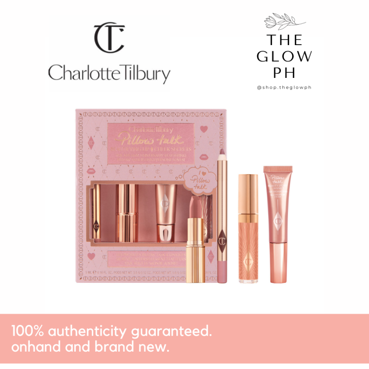 [AUTHENTIC] CHARLOTTE TILBURY Pillow Talk Beautifying Lip and Cheek Secrets  The Glow PH Lazada PH
