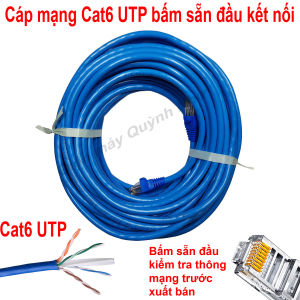 60m Dây mạng (cáp lan) CAT6 bấm sẵn 2 đầu