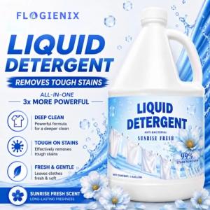 Flogienix Liquid Detergent Sunrise Fresh Scent - 1 Gallon