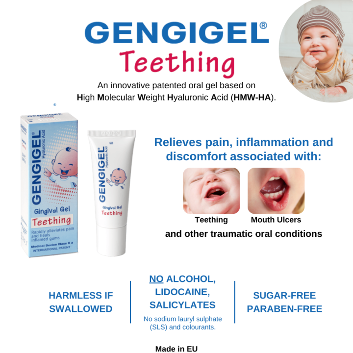 GENGIGEL Teething Gel 20mL relieves from teething and