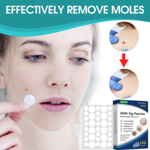 Wart Remover Patch Skin Tags Moles Remover Patches Herbal Extract Stickers Plaster Wart Treatment No Pain Easy To Operate