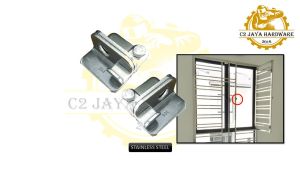 (Stainless Steel) Sliding Door Chain Locks/Pagar Drill Window Lock/Gate HInges bracket/Secarity Door Bracket