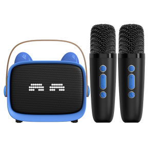 Karaoke Machine with Microphone Portable Bluetooth Speaker Home K-Sing Party for Family Kids
