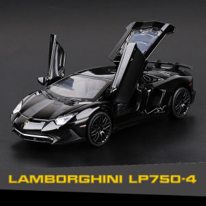 LEO 1:32 LP750-4 Sound & light effect doors can be opened diecast Alloy car model toys for boys toys for kids car for kids cars toys cheap prices