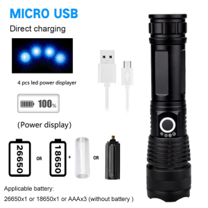 NITECORE P10ix Powerful Tactical Flashlight 4000Lumens USB Rechargeable 4 x CREE XP-L2 V6 LED With 18650 5000mAh Battery