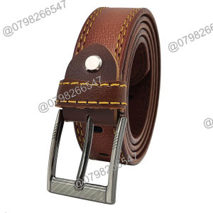 Thắt lưng nam cho học sinh DHM-323 | Đầu khoá kim đục lỗ sẵn bản nhỏ 2.8cm | Bảo hành 12 tháng