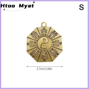 tantuoye จี้สร้อยคอไดอะแกรม taoism จี้เครื่องรางจีนหยินหยางเครื่องรางการทำนายแบบทำด้วยตัวเองพวงกุญแจเครื่องประดับ