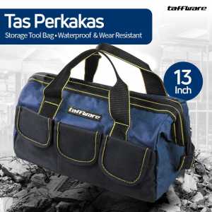 Taffware Tas Perkakas Tool Bag Teknisi Bahan Tebal Anti air 18 / 16 / 13 Inch
