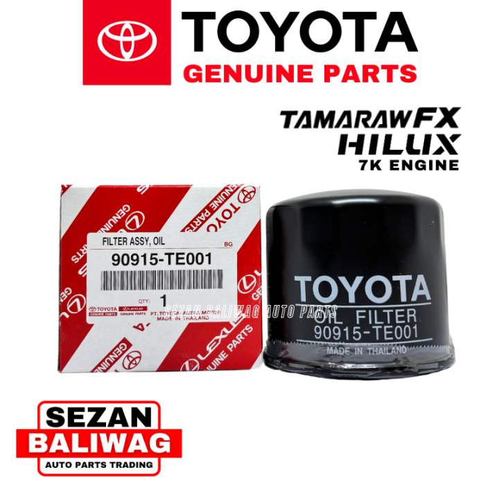 ORIGINAL TOYOTA OIL FILTER TOYOTA REVO TAMARAW FX LITEACE 7K