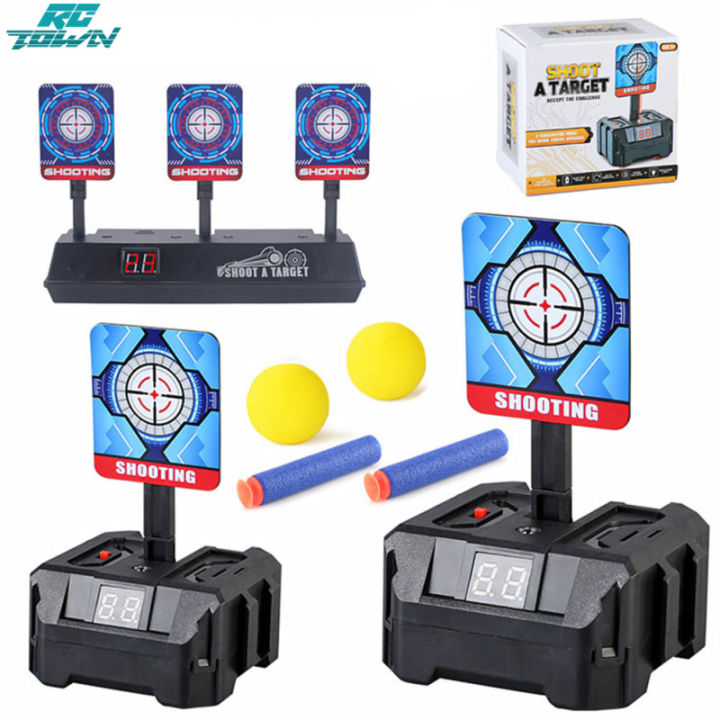 Electronic Shooting Target With Light Sound Effect Automatic Reset ...