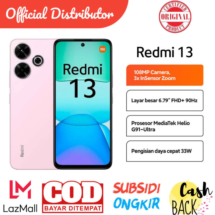 Xiaomi Redmi 13 8/256 vs 8/128 108MP CAMERA LAYAR FHD+
