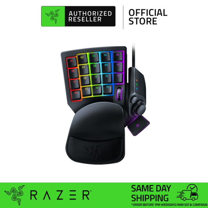 Razer Tartarus Pro Analog Switch Pc Gaming Keypad 32 Programmable Keys Rgb Chroma Lazada 2549