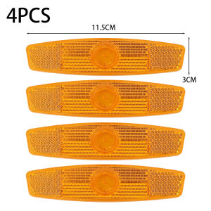 4 cái xe đạp nói phản xạ MTB xe đạp đường trường cảnh báo nói đèn kính hậu an toàn bánh xe đạp đèn vành xe Phụ kiện đi xe đạp