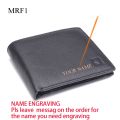 Genuine Cash LONGXIOR RFID Closure Fashion Cow Leather Bag Mens ID Protective Wallet MRF7Tech. 