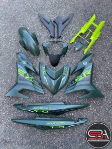 YAMAHA BODYSET Y15 YSUKU Y15ZR V1 V2 EXCITER GREEN 2021 SPECIAL EDITION STRIPE TANAM CLEAR VELOZI COVERSET