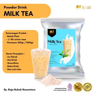 Bubuk Minuman Regular Rasa Milk Tea Powder Drink Teh Susu