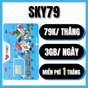 (SIM RẺ ) SIM 4G Mobi SKY79 - DATA 3GB 1 NGÀY ( 90GB/THÁNG ) - Data 4G Thả Ga Xem Phim Lướt Web Faceboook Zalo Đọc Báo... . Miễn Phí 1 Tháng Đầu . FREESHIP - CHƯA KÍCH HOẠT.