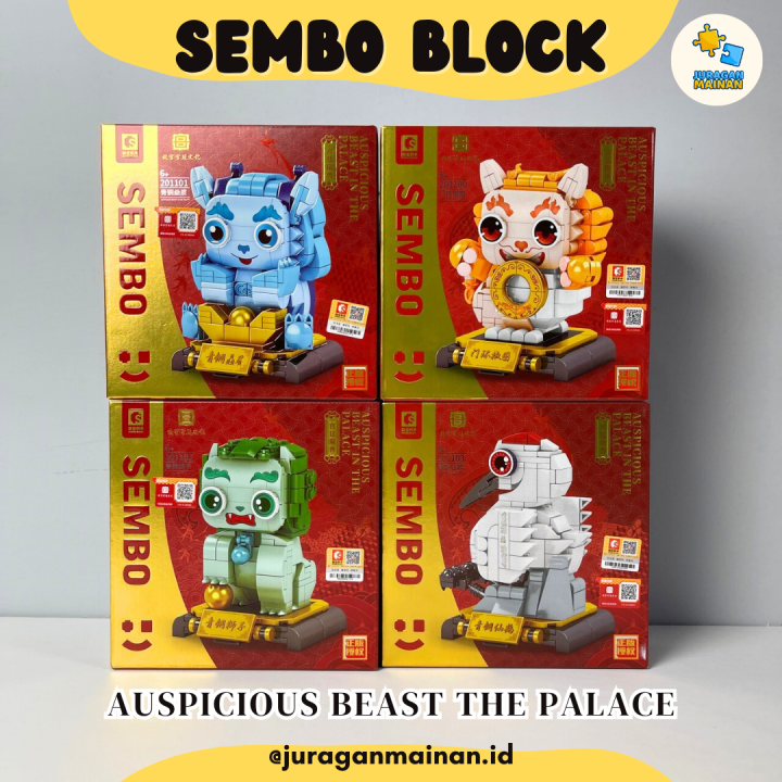 SEMBO BLOCKS Auspicious Beast The Palace Series - Block Brick Bricks ...
