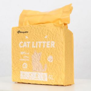 Natural Tofu Cat Litter 6L Premium Formula Quick Clumping High Absorption Odor Elimination Low Dust Flushable Kucing