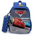 Tas Ransel Anak Sekolah Laki Laki PREMIUM TK PAUD SD Karakter Disney CARS BONUS Tempat Pensil Terbaru 2022 Bisa COD. 