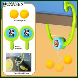 QUANSEN 1 Set Adjustable Doorway Game Pingpong Trainer Door Jam Pingpong Starter Kit Door Ping Pong Game Over The Door