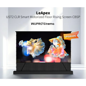 [Motorized Smart Floor Rising] LeApex CBSP UST WuPro Cinema® Projector Screen  [72"-120" Inch]