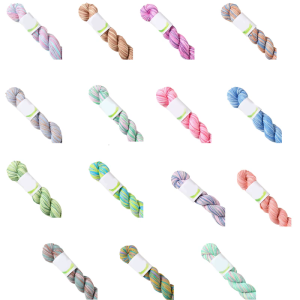 Hand Dyed Gradient Yarn Knitting Yarn Soft Cotton Yarn Crocheting Yarn Thread for Knitting Sweaters Scarves and Hat