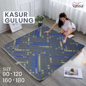 Kasur lipat Vassa / kasur lantai busa / travel bed Ecco / Kasur Gulung