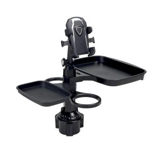 Car Cup Holder Tray Cup Holder Table Adjustable Travel Food Table Tray Multifunctional Car Holder Expander 360-degree