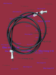 Dây công tơ mét 2 đầu khuyên cái 598 dài 22m hoặc 29m lắp cho xe ô tô các loại