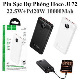 Pin Sạc Dự Phòng Hoco J172 Full Power 22.5W+Pd20W 10000Mah