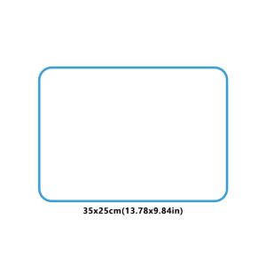 COMEINSTORE20E2 A5/A4/B4/A3 Whiteboard Dry Erase Double-Sided Graffiti Drawing Board Portable Reusable Erasable Writing Board Kids