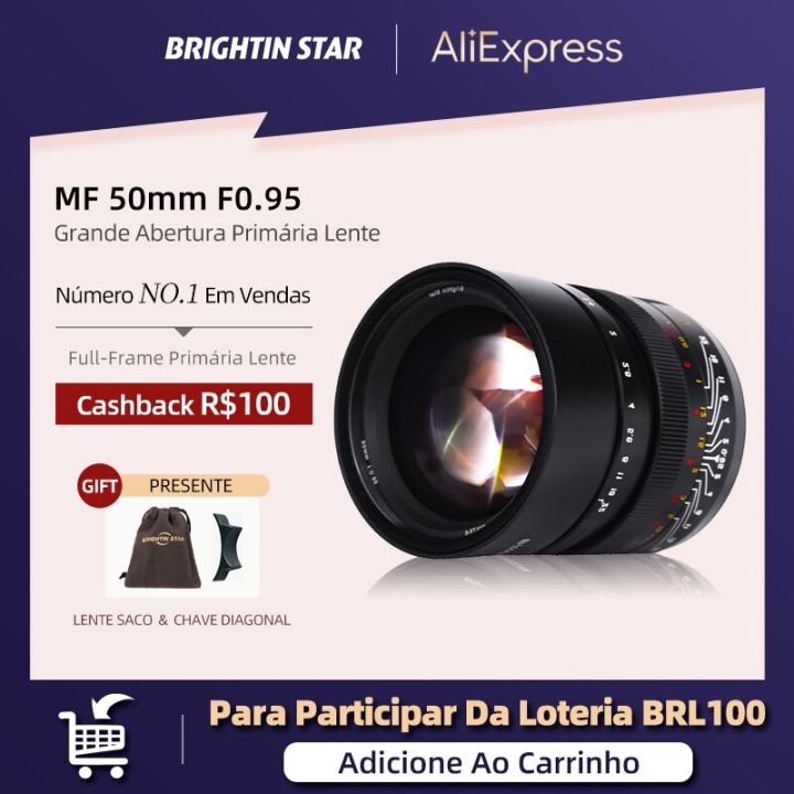Brightin Star 50Mm Full Frame Mirrorless Camera Portrait
