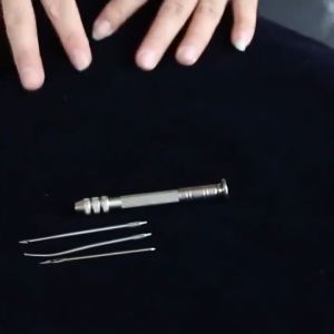 6pcs Leather Sewing Awl Set Replaceable Multifunctional Shoes Repair Tool Kit Punch Stitching Needles DIY Sewing Leathercraft
