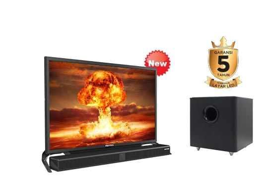 POLYTRON LED TV 32 INCH PLD 32B1550 32B 1550 SOUND BAR HD TV