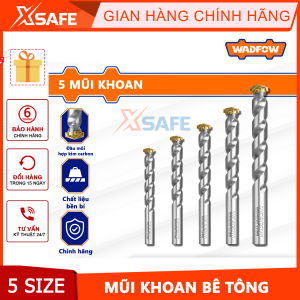 Bộ 5 mũi khoan bê tông Wadfow WMJ2K01
