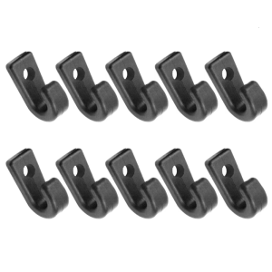 10pcs Nylon Lashing J Hooks Weather Resistant For Quick Installation Kayaks Yachts Camping Secure Attachment