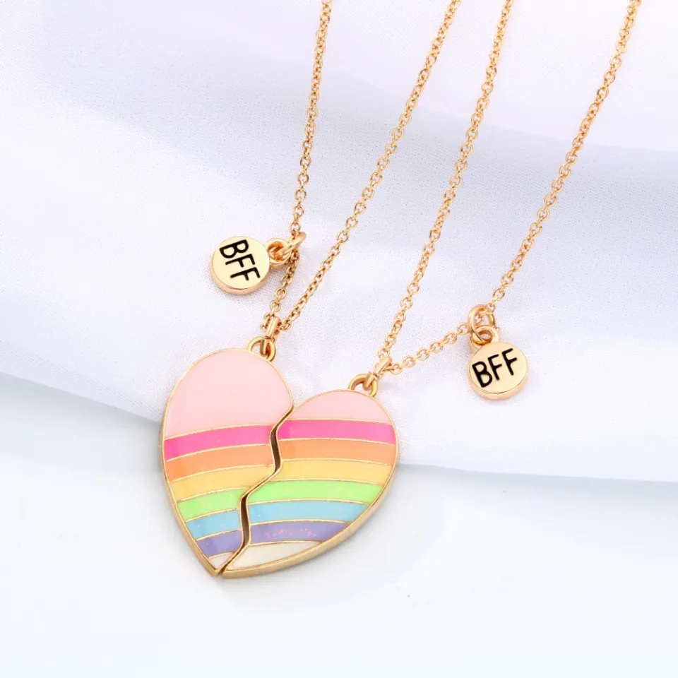 Shop Best Friend Necklace 2 Magnet Heart with great discounts and prices  online - Feb 2024 | Lazada Philippines