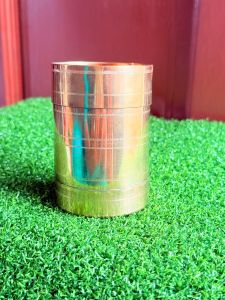 Chettinad Brass Rice Measuring Pot - Padi Uzhakku