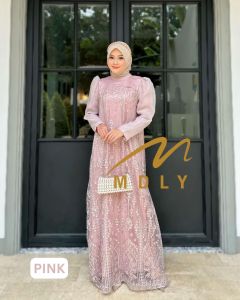 Tsavira Dress By Mdly Baju Gamis Wanita Muslim Dress pesta muslimah
