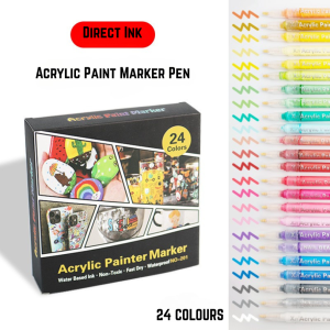 🇸🇬 [New Product Sale] Acrylic Paint Pens Markers for Nail Painting Ceramic Canvas Nail Art - Art Supplies