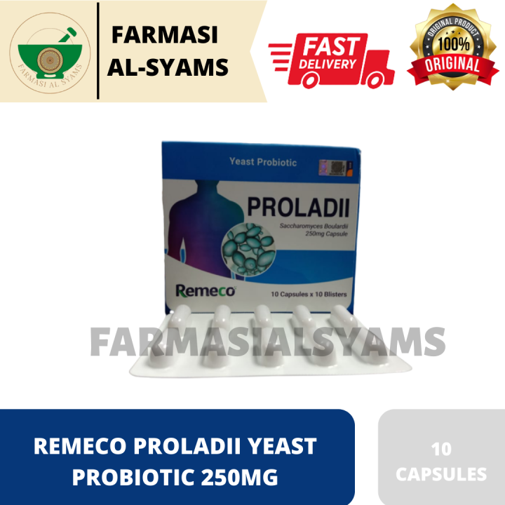 Proladii REMECO PROLADII YEAST PROBIOTIC 250MG CAPSULES 10'S | Lazada