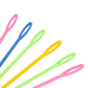 100PCS Jarum Jahit Plastik Crochet Hooks Jarum Tapestry