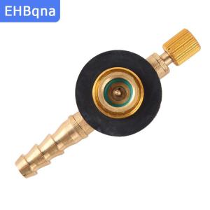 [COD] EHBqna SPORTS อะแดปเตอร์วาล์วเป่าลมชาร์จเตาแก๊สตั้งแคมป์สแตนเลส