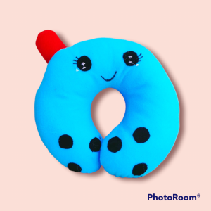 Bantal Leher / Bantal Travel Karakter Dan Bantal Leher Motif Bobba