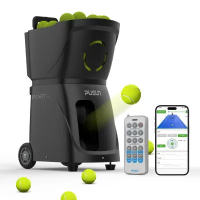 SG PUSUN Official Tennis Ball Machine PT-Smart Pri Smart Suitable For players of all levels portable tennis trainer outdoor